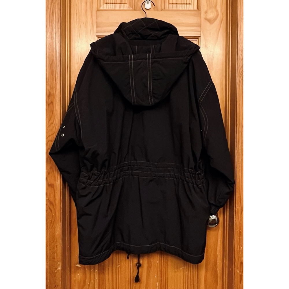 Bogner Vintage Ski Snow Jacket Black Embroidered Size 8/Medium Winter Puffer - Picture 4 of 12